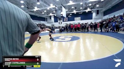 132 lbs Champ. Round 2 - Xavier Castellanos, Anaheim vs Santos Reyes, Warren