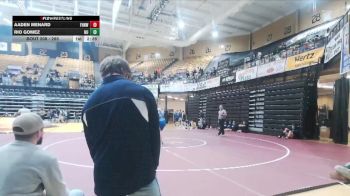 285 lbs Champ. Round 2 - Aaden Menard, Fort Hays Tech Northwest vs Rio Gomez, Newman