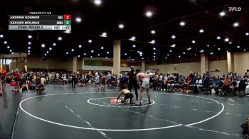 125 lbs Cons. Round 3 - Xzavier Molinas, North DeSoto Wrestling Academy vs Andrew Sonnier, Rebel Wrestling Club