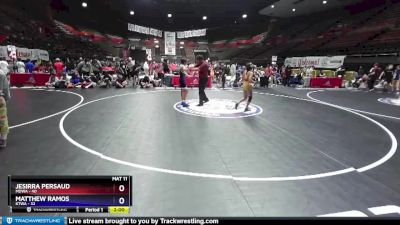 110 lbs Placement Matches (8 Team) - Jesirra Persaud, MDWA vs Matthew Ramos, KTWA