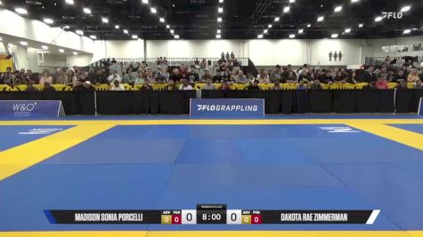 Dakota Rae Zimmerman vs Madison Sonia Porcelli 2025 World IBJJF Jiu-Jitsu No-Gi Championship