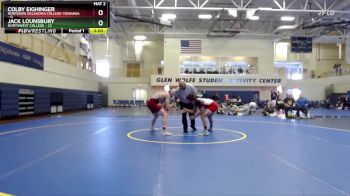 157 lbs Round 5 (6 Team) - Colby Eighinger, Northern Oklahoma College-Tonkawa vs Jack Lounsbury, Northwest College