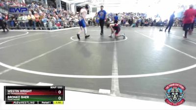 130 lbs Semifinal - Westin Wright, KS Thunderstruck vs Bronko Baer, Team Nazar