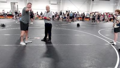 50 lbs Semis (4 Team) - Laurel Arnott, R&R Ladies Black vs Carina Bange, Backyard Bullies Wrestling Club