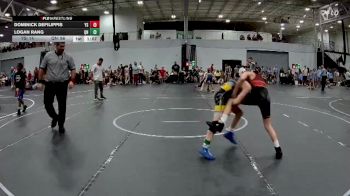84 lbs Round 2 (6 Team) - Dominick DeFilippis, Yale Street vs Logan Rang, Quaker Nation