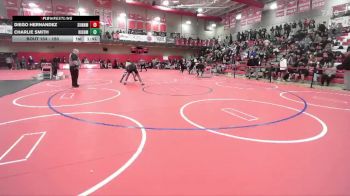 150 lbs Champ. Round 2 - Charlie Smith, Kiona Benton vs Diego Hernandez, Sunnyside