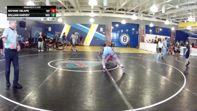132 lbs Round 6 (8 Team) - William Harvey, Wakulla WC vs Giovani DeLape, Pasco Wolfpack