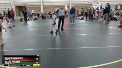 49 lbs Round 3 (6 Team) - Blake Poindexter, Ares vs Brady Stevens, Dundee WC