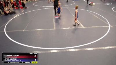 Quarterfinal - Conway Olson, Rum River Wrestling vs Steel Mursu, Northwest Wrestling Club