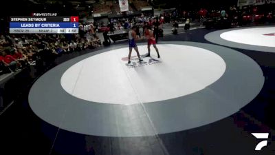 120 lbs Stephen Seymour, SCVWA - Santa Clara Valley Wrestling Association vs Alias Raby, NAWA - North Area Wrestling Association