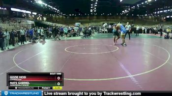 285 lbs Cons. Round 6 - Gozie Mosi, Cypress Bay vs Nate Gabriel, Auburndale Senior