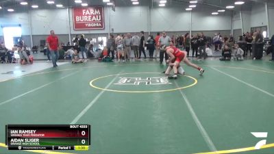 126 lbs Cons. Semi - Ian Ramsey, Virginia Team Predator vs Aidan Sliger, Orange High School