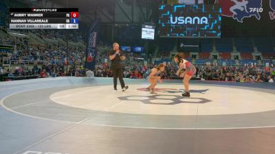 125 lbs Champ. Rd Of 64 - Aubry Wanner, PA vs Hannah Villareale, CA