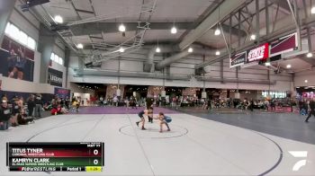 92 lbs Quarterfinal - Titus Tyner, Cardinal Wrestling Club vs Kamryn Clark, El Paso Supers Wrestling Club