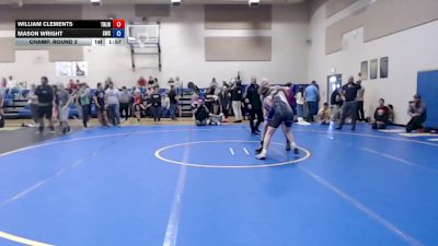 138 lbs Champ. Round 2 - William Clements, Team Real Life Wrestling vs Mason Wright, Suples Wrestling Club