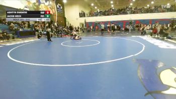 120 lbs Champ. Round 1 - Bailey Haag, Lakeland vs Taryn Durrant, Kuna