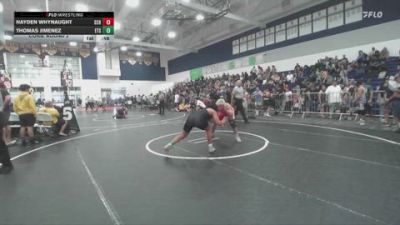 175 lbs Cons. Round 2 - Hayden Whynaught, San Clemente HS vs Thomas Jimenez, ETS