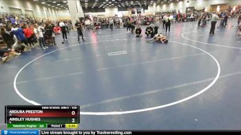 100 lbs Cons. Round 1 - Aroura Preston, IA vs Ainsley Hughes, IL