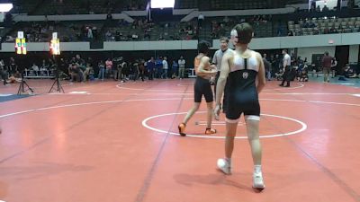 6-8 95 Cons. Semi - Camden Persinger, Midlothian Miners Wrestling Cl vs Thaddeus Pierce JR, Powhatan Wrestling Club