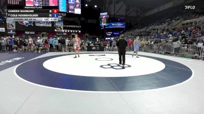 165 lbs Champ. Rd Of 64 - Camden Baumann, IN vs Cole Householder, PA