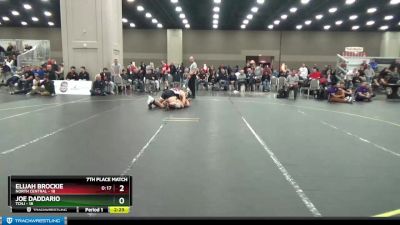 197 lbs Placement Matches (16 Team) - Joe Daddario, TCNJ vs Elijah Brockie, North Central