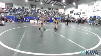 47/51 lbs Rr Rnd 1 - Madelynn Lote (51), Standfast vs Adelyn Lonebear, Clinton Youth Wrestling