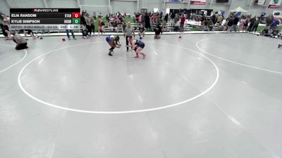 JR GIRLS HARDLUCK - 144.8-152.8 Champ. Round 3 - Ava Morgan, Utah vs Webeline Naklen, North Dakota