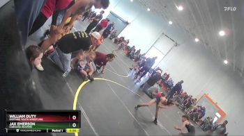 75 lbs Cons. Semi - William Duty, Eastside Youth Wrestling vs Jax Emerson, Carolina Reapers