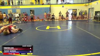 144 lbs Quarterfinal - Tristen Cox, Brawlers Wrestling Club vs Tommy Barnes, Kansas City Training Center