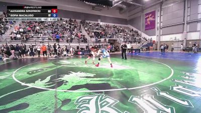 U23 Women - 59 lbs 3rd Place Match - Alexandra Szkotnicki, MD vs Sofia Macaluso, NY