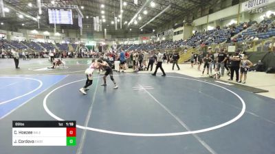 89 lbs Semifinal - Cameron Hoezee, Salem Elite vs Jax Cordova, Eads Jr Olympic