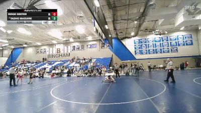 54 lbs Cons. Semi - Ridge Deeter, Sanderson Wrestling Academy vs Tadhg Maguire, Northside Wrestling Club