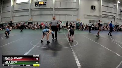 80 lbs Round 6 (8 Team) - Braylen Stewart, Lake WC vs Leo Sholtes, Xtreme Team