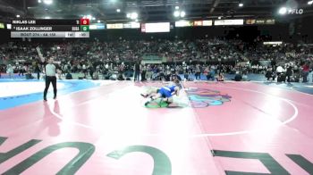 4A 150 lbs Cons. Round 2 - Isaak Zollinger, Sugar-Salem vs Niklas Lee, Timberlake