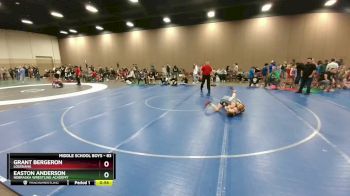 83 lbs Cons. Round 2 - Grant Bergeron, Louisiana vs Easton Anderson, Nebraska Wrestling Academy