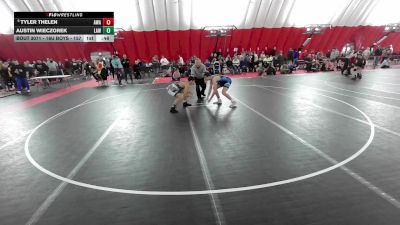 16U Boys - 165 lbs Champ. Round 1 - Lane Warden, Missouri vs Carter Melichar, Askren Wrestling Academy