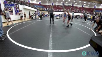 61 lbs Consolation - Cayden Petersen, Lions Wrestling Academy vs Newt Peck, Hinton Takedown Club