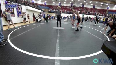 61 lbs Consolation - Cayden Petersen, Lions Wrestling Academy vs Newt Peck, Hinton Takedown Club