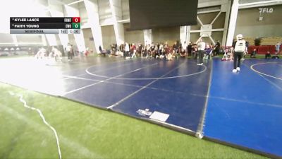 100 lbs Semifinal - Kylee Lance, Uintah Wrestling vs Faith Young, Champions Wrestling Club