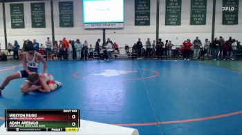 88-95 lbs Semifinal - Weston Rugg, Askren Wrestling Academy vs Adam Arebalo, Shelbyville Wrestling Rams