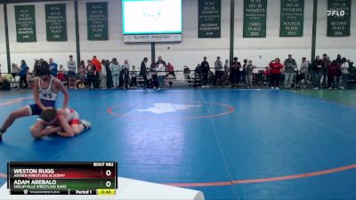 88-95 lbs Semifinal - Weston Rugg, Askren Wrestling Academy vs Adam Arebalo, Shelbyville Wrestling Rams