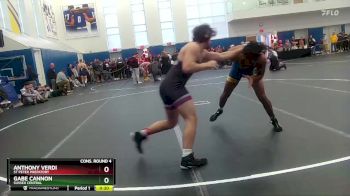 175 lbs Cons. Round 4 - Gabe Cannon, Sussex Central vs Anthony Verdi, St Peter Prepatory