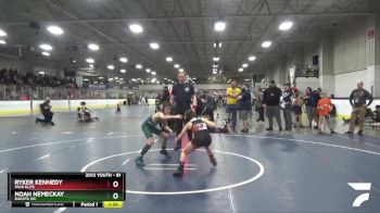 81 lbs Cons. Round 4 - Ryker Kennedy, Pack Elite vs Noah Nemeckay, Dakota WC