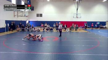 128 lbs Placement (4 Team) - Jayden Almanza, Vista Grande High School vs Elijah Robidoux, Desert Sunrise High School