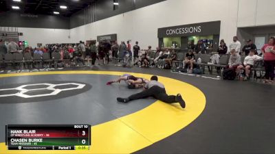 60 lbs 2nd Wrestleback (8 Team) - Hank Blair, CP Wrestling Academy vs Chasen Burke, Team Missouri