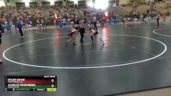 70 lbs Quarterfinal - Charles Rosenberg, Franklin WC vs Syler Sayne, Halls Wrestling