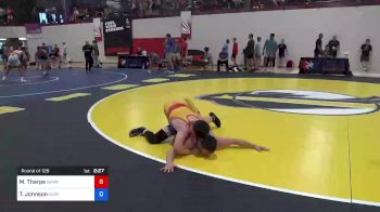 65 kg Round Of 128 - Michael Tharpe, Warrior Regional Training Center vs Tyler Johnson, Missouri