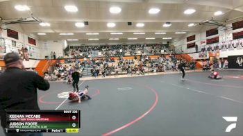 53 lbs Cons. Round 3 - Keenan McCabe, Lander Tiger Tough Wrestling vs Judson Foote, Greybull Basin Athletic Club