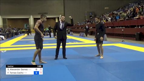 Steven Alexander Gomez vs Federico Tomas Cacho 2024 Pan IBJJF Jiu-Jitsu No-Gi Championship