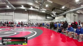 132 lbs Champ. Round 1 - Colby Piper, Pueblo Central vs Josiah Arce, Doherty